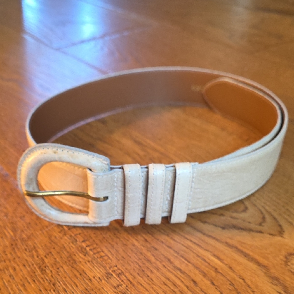 Caprini 6968 Italian Alligator Calfskin Belt Medium